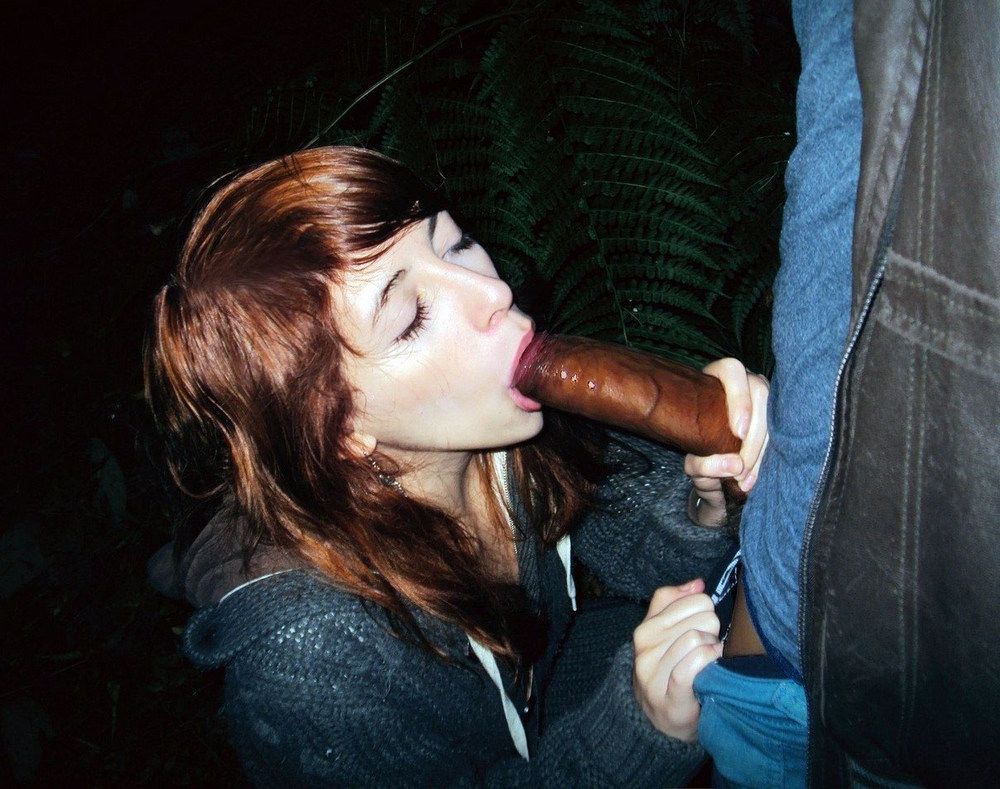 Interracial blowjob sucks